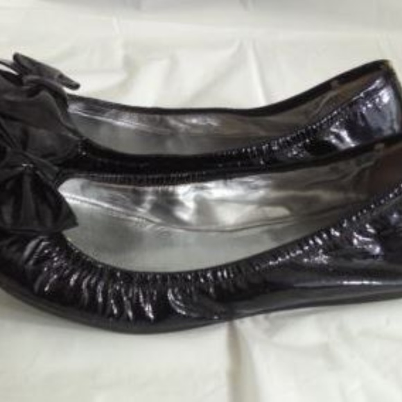 Kate Spade Patent Leather Elastic Ballet Flat 8.5 - Picture 2 of 8